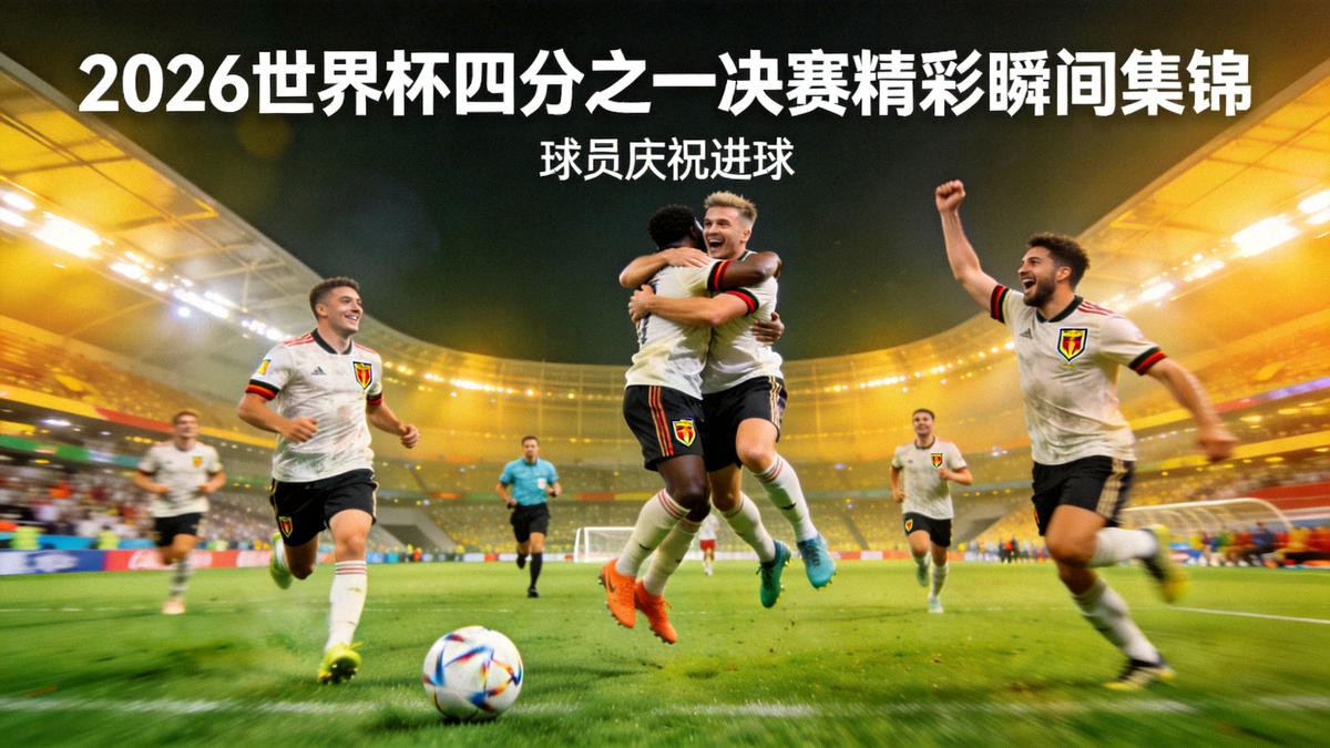 2026世界杯四分之一决赛精彩瞬间集锦，球员庆祝进球